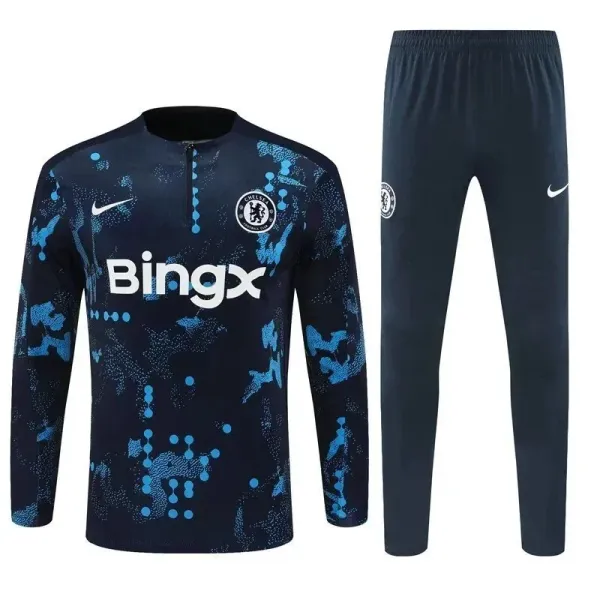 Nike Chelsea FC 2023-24 Training Tracksuit Navy Blue - 1