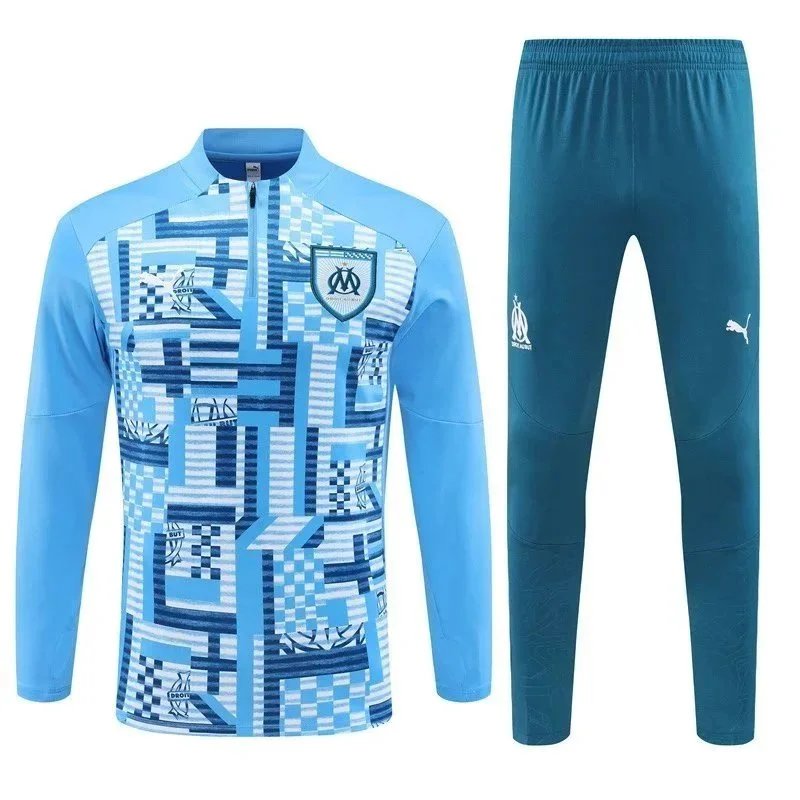 Olympique de Marseille x Puma Training Tracksuit Blue Multicolor - 1