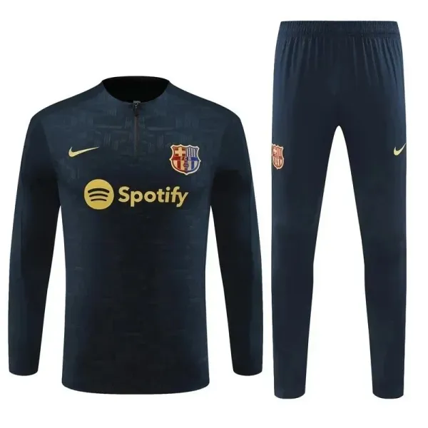 FC Barcelona x Nike Training Tracksuit Navy with Spotify Sponsorship - 1