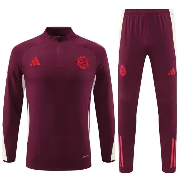Adidas FC Bayern Munich Training Tracksuit Burgundy - 1