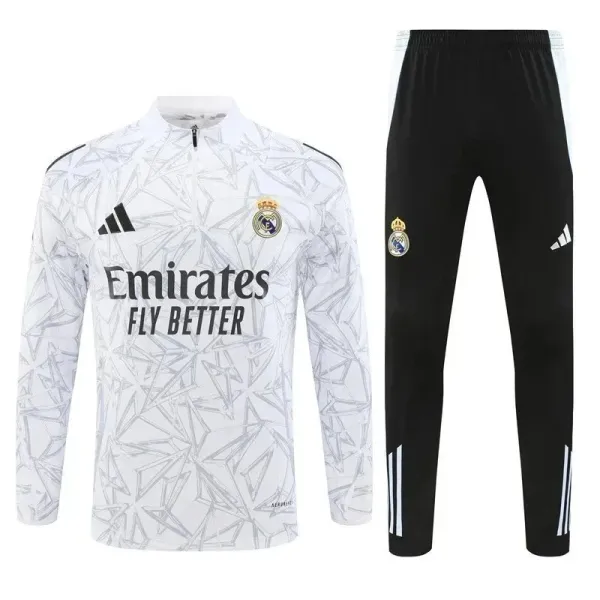 Adidas Real Madrid Training Tracksuit White/Black - 1