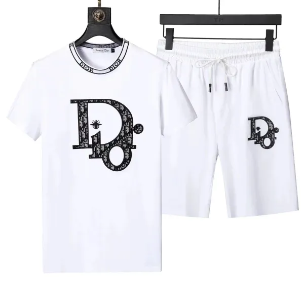 Dior Oblique Floral Print Blue Shorts - 8