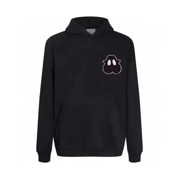 Play Comme des Garçons Ghost Logo Black Hoodie - 1