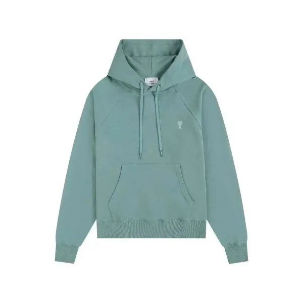 Ami Paris Classic Hoodie Mint Green Hoodie - 1