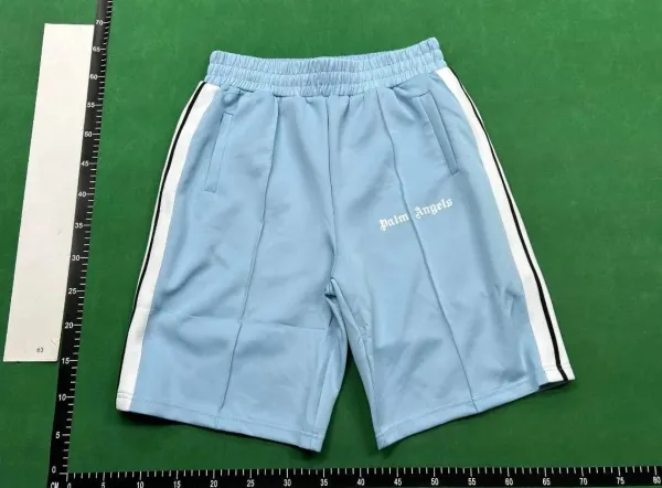 Palm Angels Track Shorts Light Blue - 1