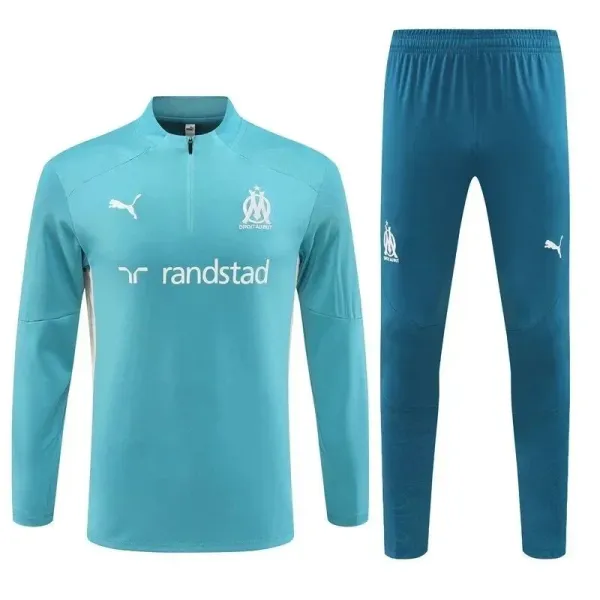 Puma Olympique de Marseille Training Tracksuit Turquoise - 1
