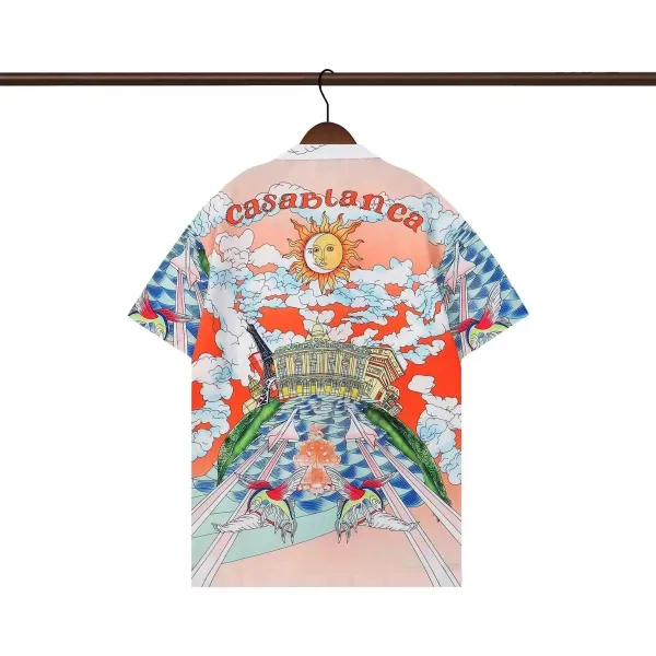 Casablanca Sun Palace Multicolor Short-Sleeve Shirt - 1