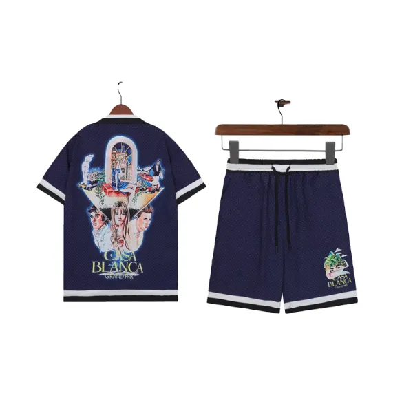 Casa Blanca Grand Prix Graphic Jersey Set Navy - 1