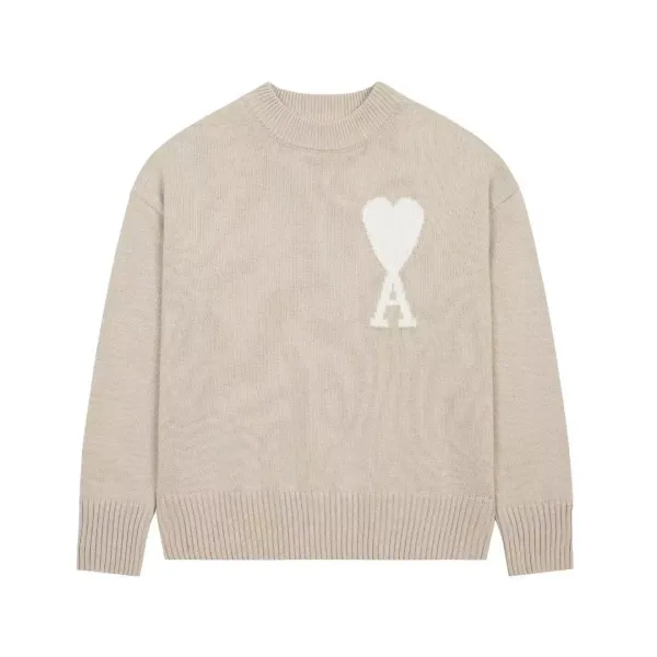 Ami Paris Heart Logo Cardigan Mint Green - 7