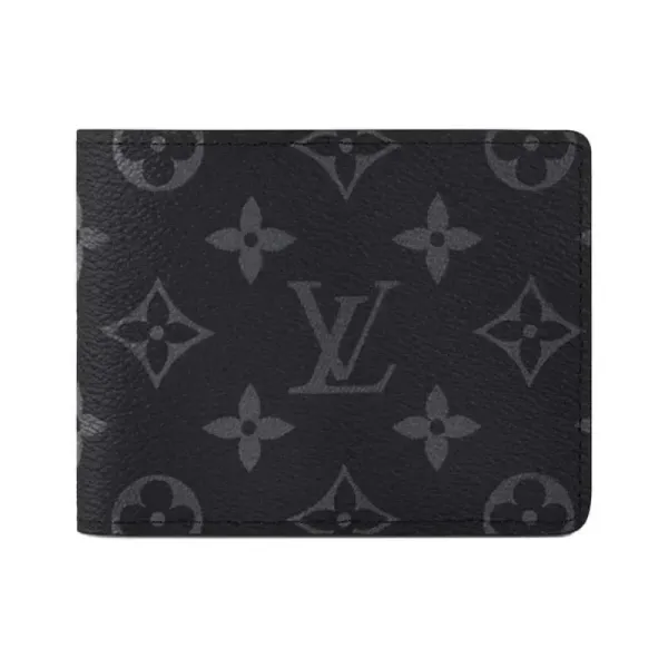 Louis Vuitton Monogram Eclipse Black Short Wallet - 1