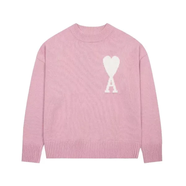 Ami Paris Heart Logo Cardigan Mint Green - 5