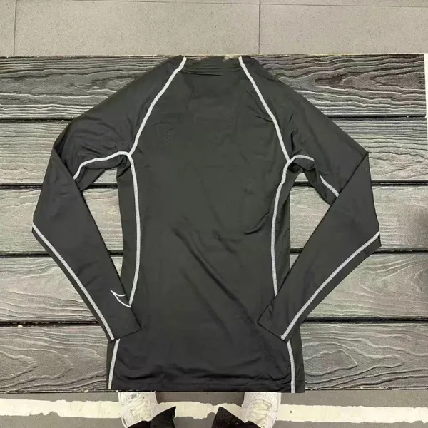 Nike Pro Base Layer Long Sleeve Gray Top - 8