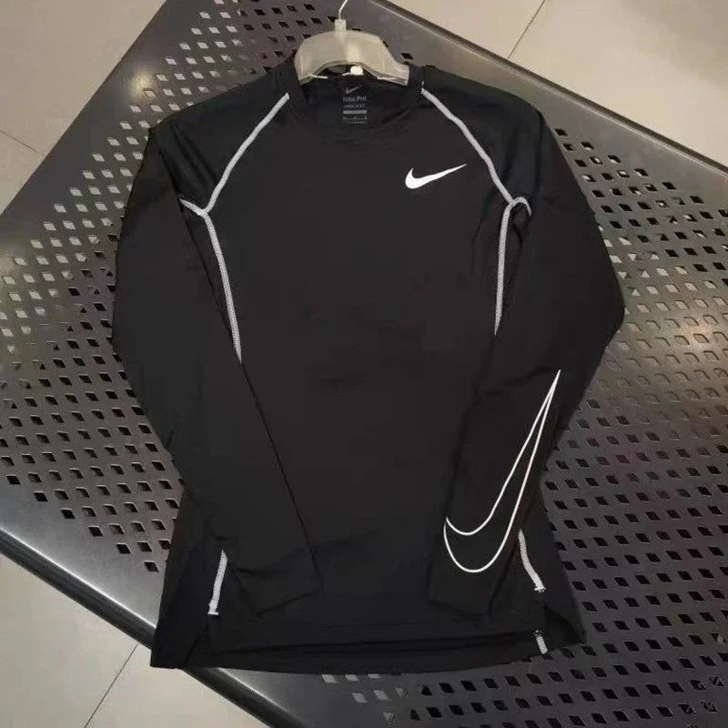 Nike Pro Compression Long Sleeve Base Layer Black - 1
