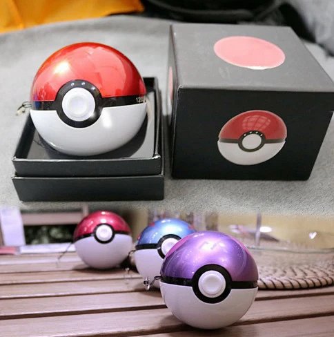 Anime Cartoon Glowing Lanyard Poké Ball Power Bank Large Capacity Creative Pocket Ball Portable Charger