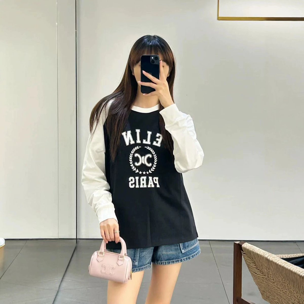 Celine Long-Sleeve Top