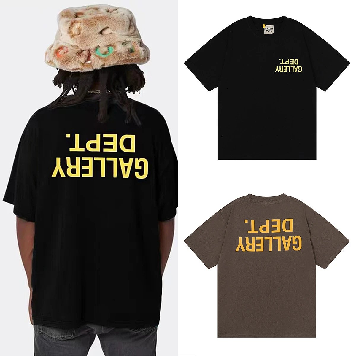 Basic Letter Classic Logo Slogan Short Sleeve T-Shirt