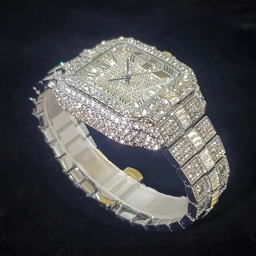 Full Diamond Quartz Watch