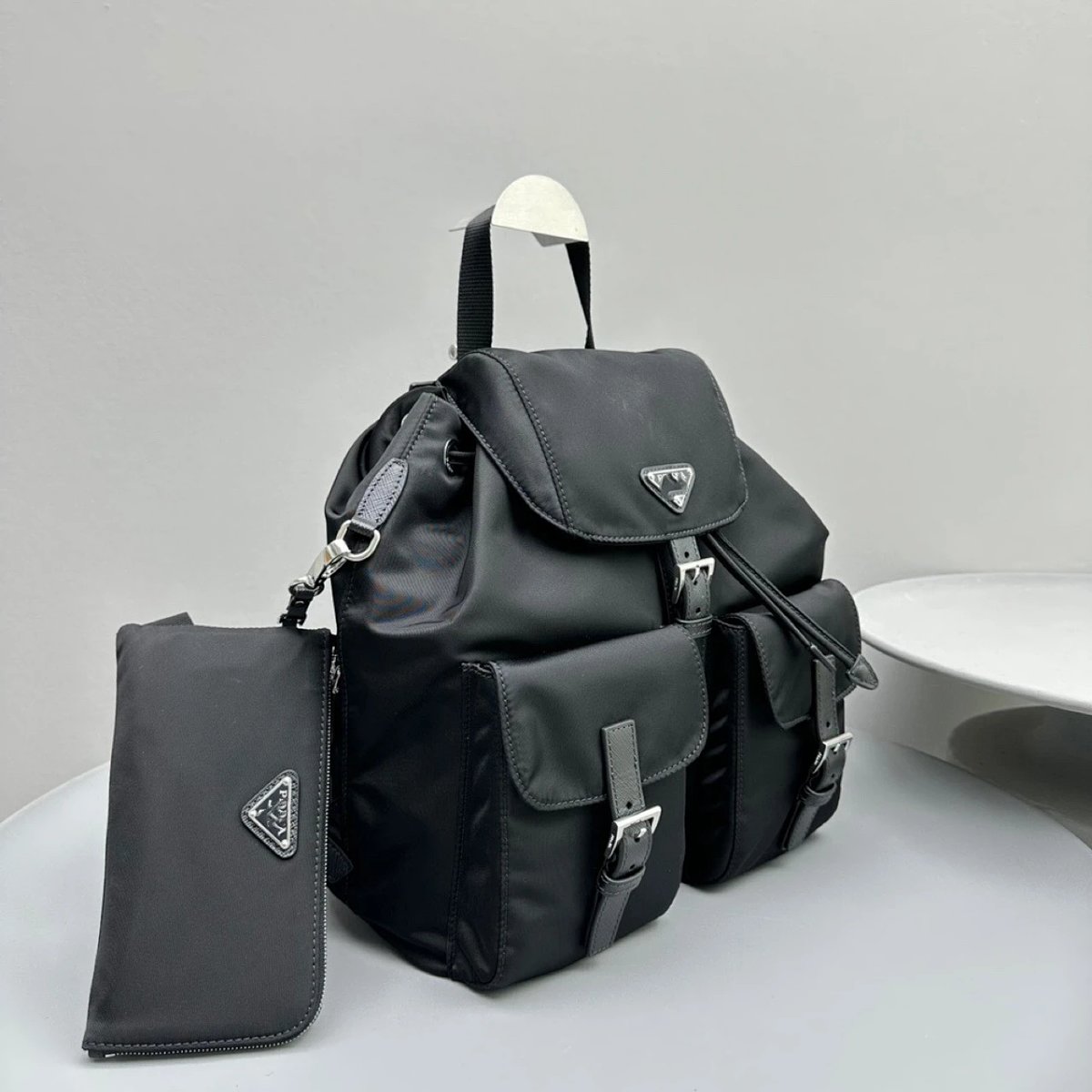 Golden Triangle Nylon Backpack Paratrooper Bag Women's Backpack