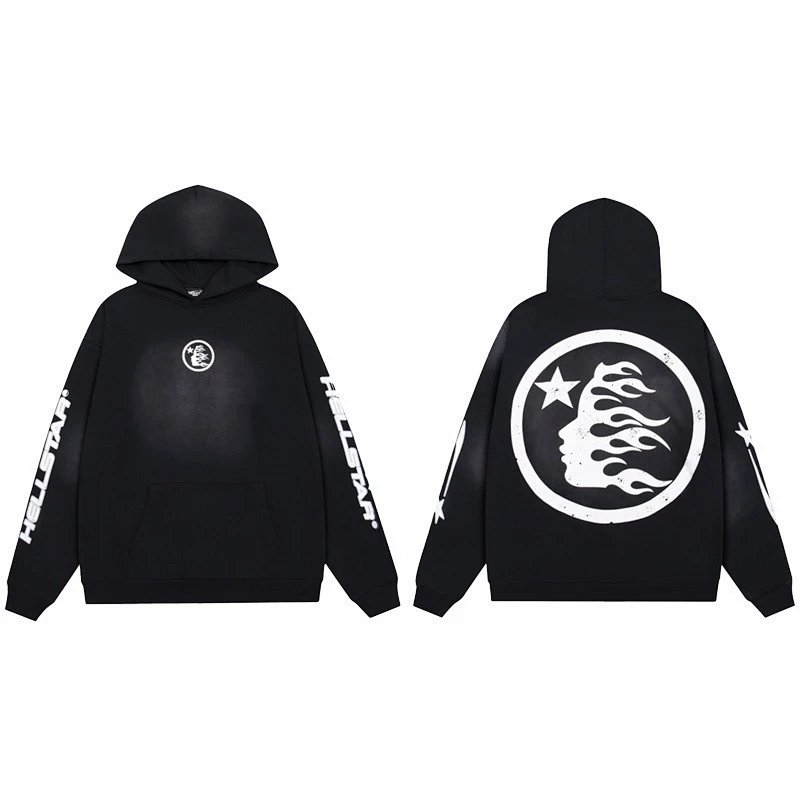 Hestr Series Vintage Washed Distressed Zip-Up Hooded Sweatshirt Unisex NFC Jacket