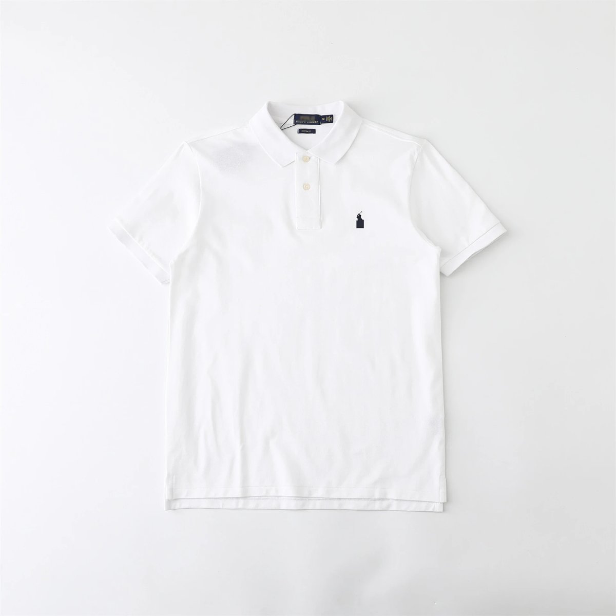 Ralph Lauren RL Pony Embroidered Cotton Polo Shirt Short Sleeve Men's Lapel