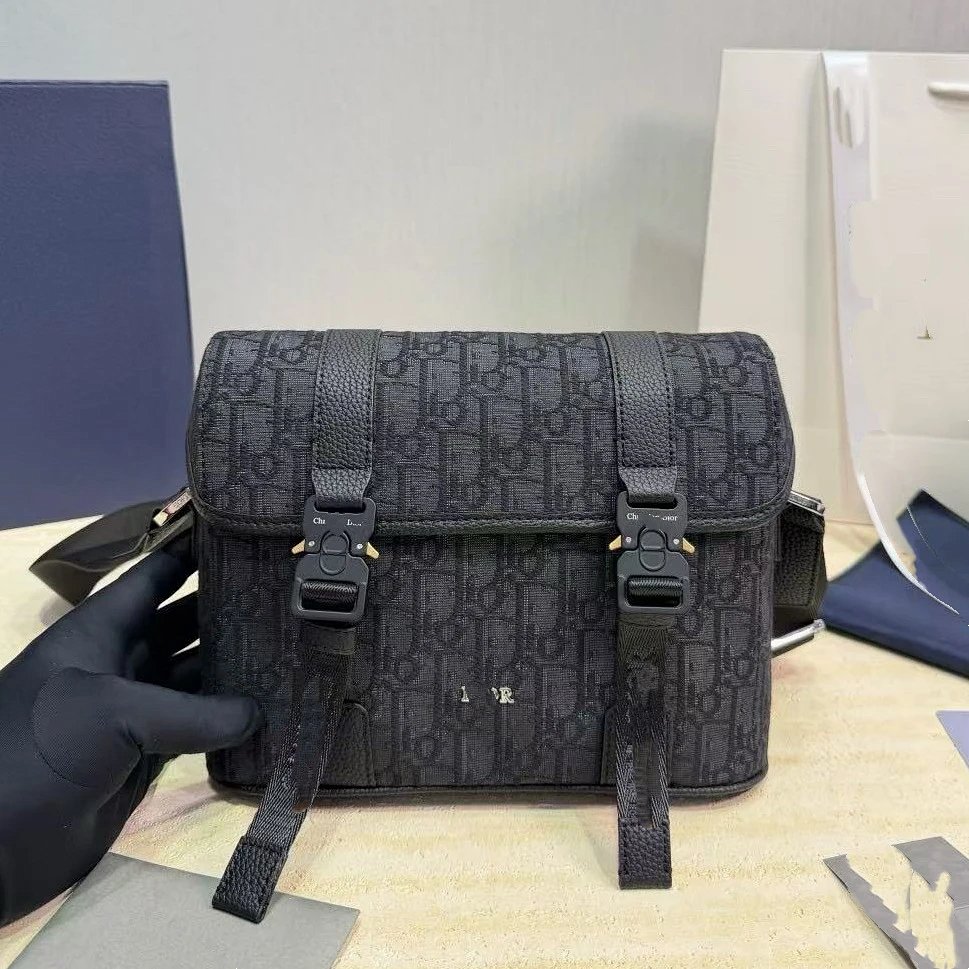 Men's Crossbody Messenger Bag, Large Capacity Shoulder Bag
