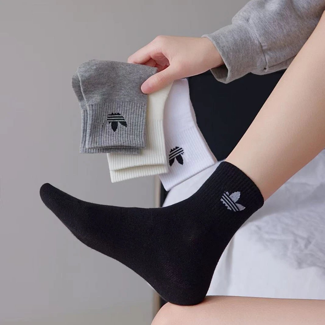 Unisex Pure Cotton Socks, No-Show & Ankle & Crew