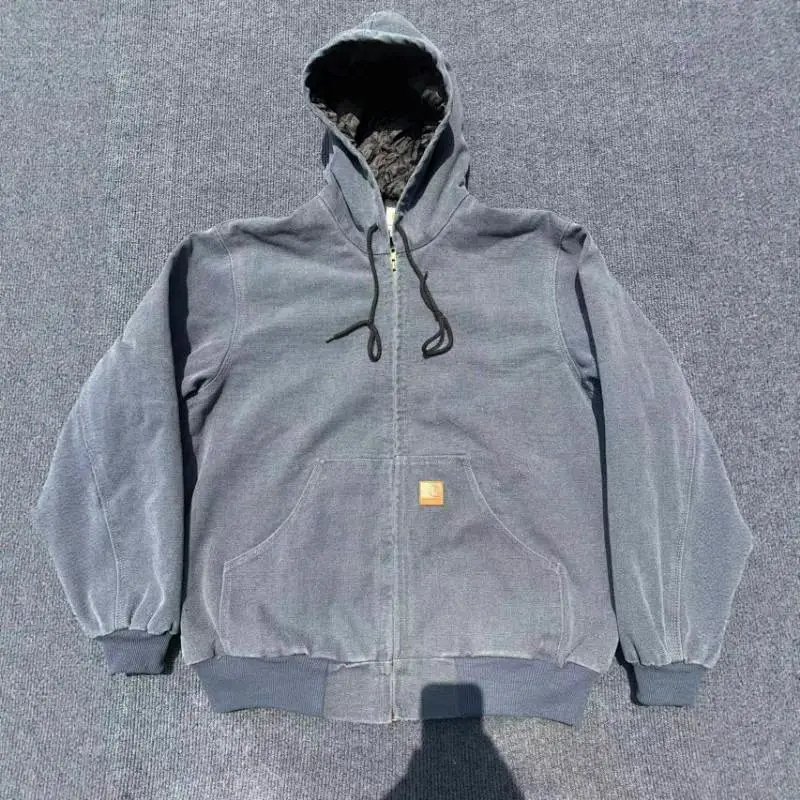 Carhartt J130 Washed Canvas Hooded Work Jacket