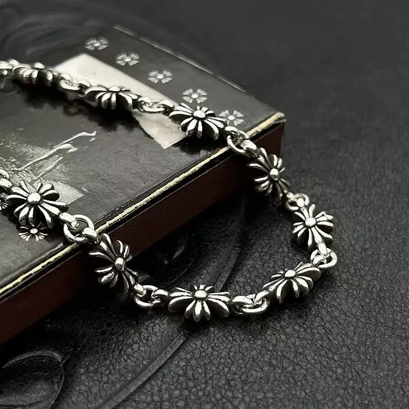 Sterling Silver Cross Bracelet