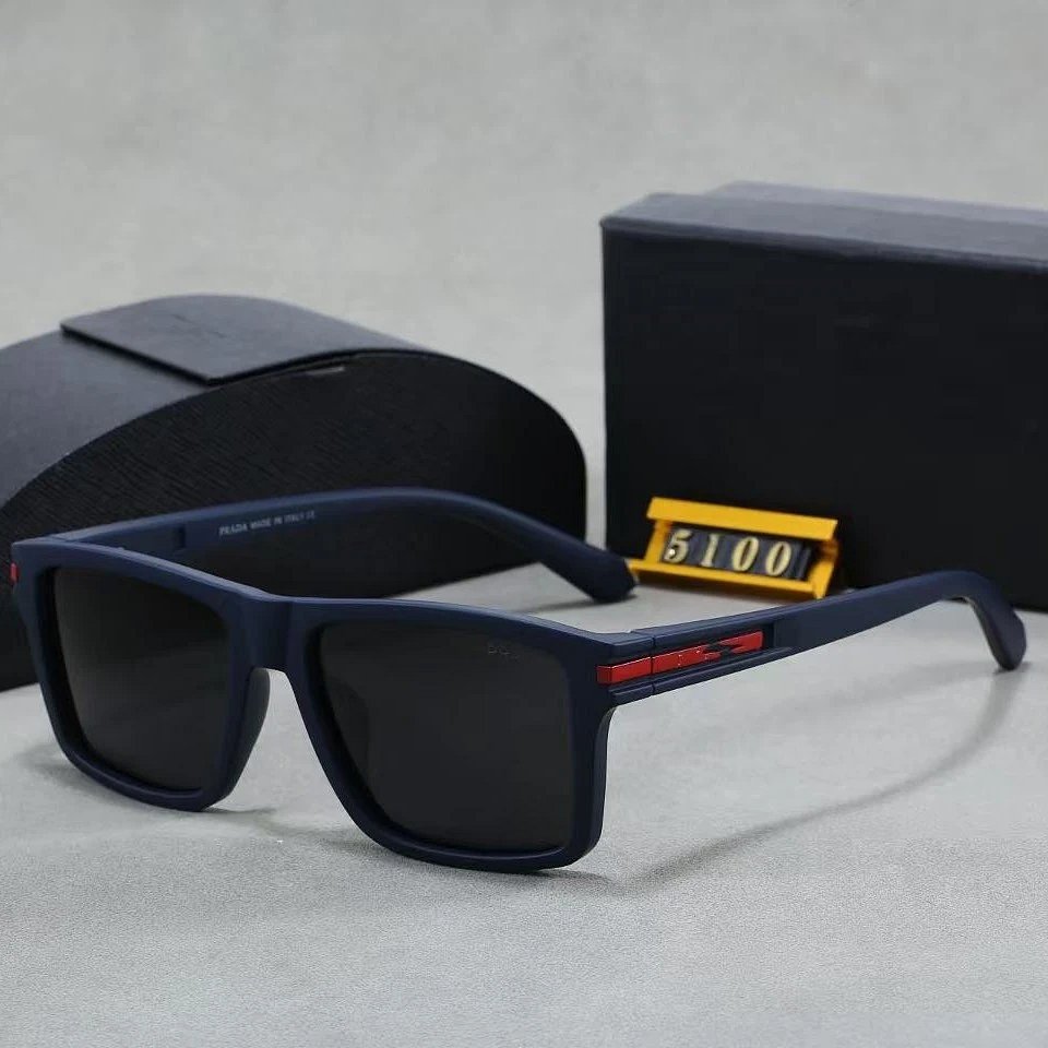Night Vision Sunglasses Square Polarized Frame Fashion Men's Glasses