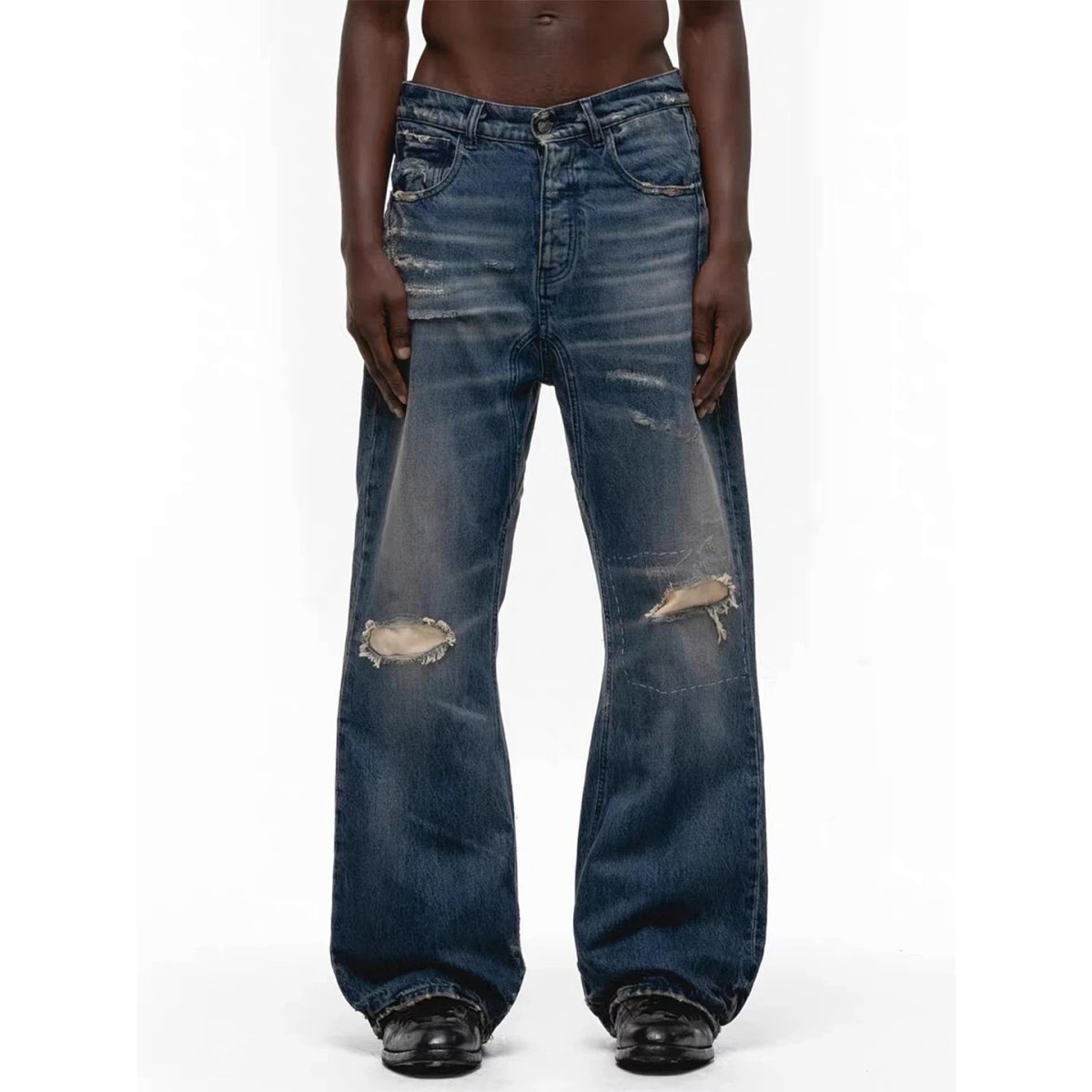 No Faith Studios Ripped Jeans