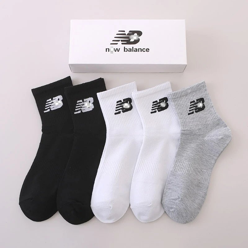 5-Pack Unisex Socks — Crew, Mid-Calf & Ankle Gift Box