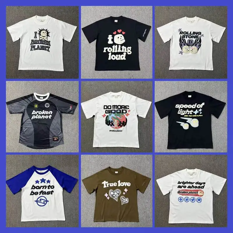 Broken Planet Camiseta 38 Estilos