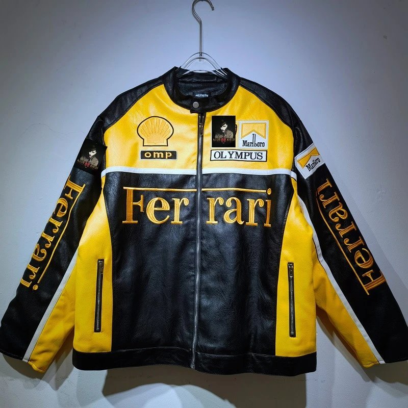 Harley motorcycle yellow