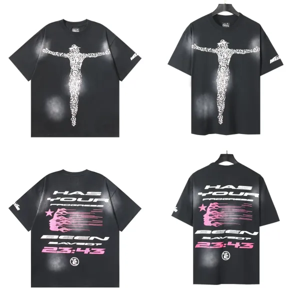Hellstar Graphic Print Oversized T-Shirt Black - 34