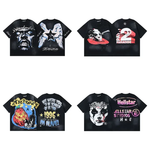Hellstar Graphic Print Oversized T-Shirt Black - 15