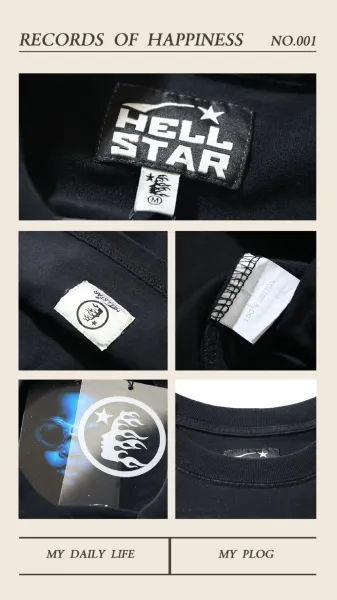 Hellstar Graphic Print Oversized T-Shirt Black - 35