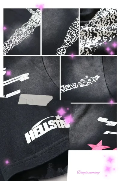 Hellstar Graphic Print Oversized T-Shirt Black - 36