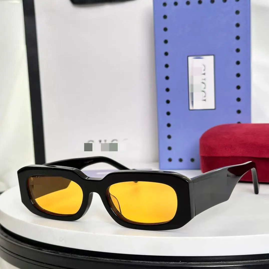 Gucci GG0941S Yellow Lens Square Sunglasses - 1