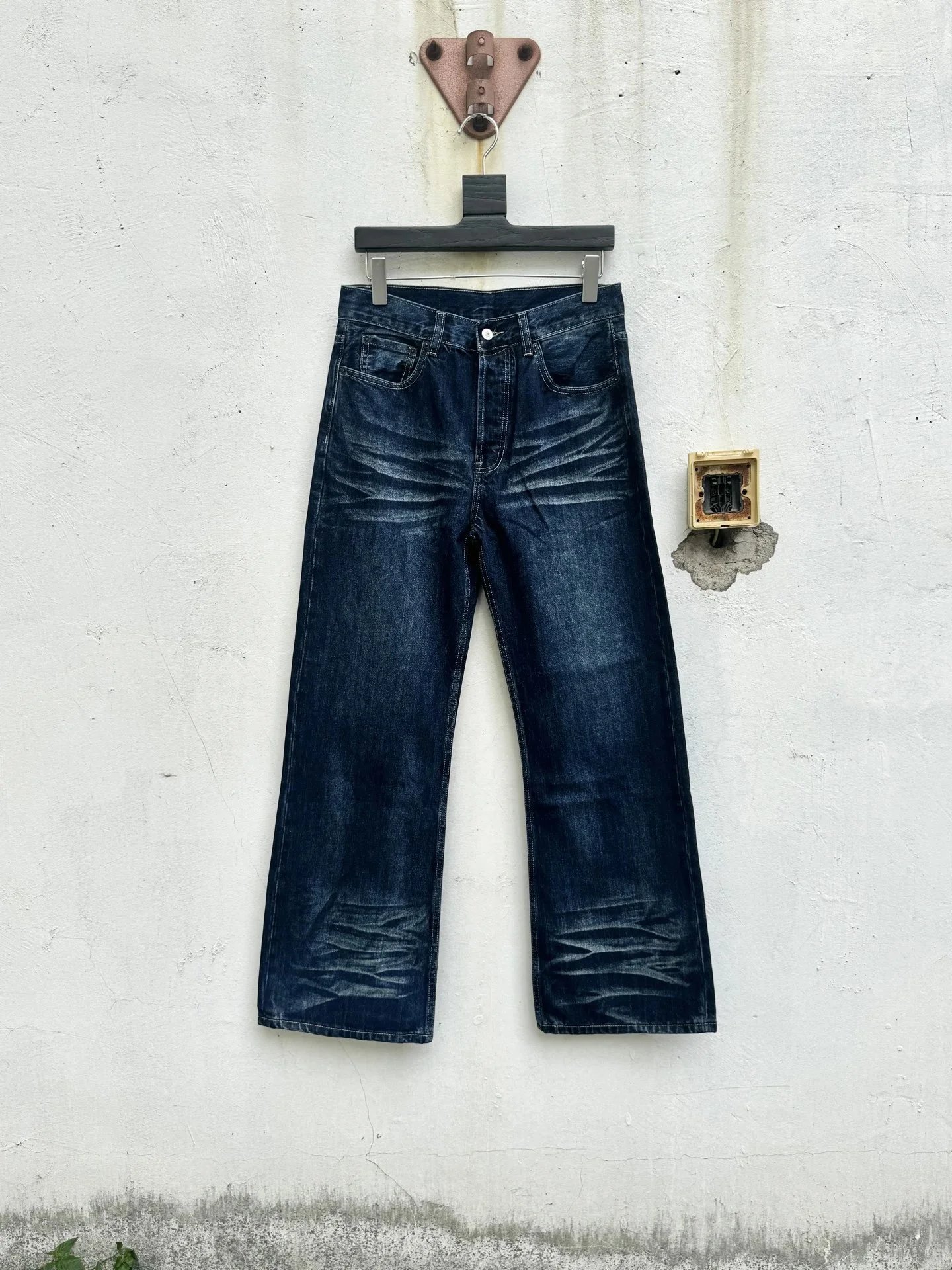 Acne Studios Jeans Wide-Leg Chain-Graphic — 1- 2021F