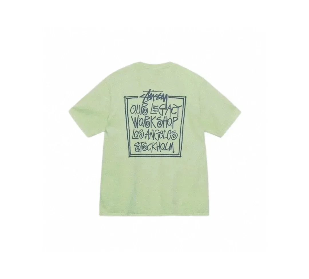 Stüssy T-Shirts Short-Sleeve Graphic T-Shirt — 22 Green