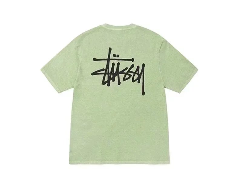 Stüssy T-Shirts Short-Sleeve Graphic T-Shirt — 31 tender green