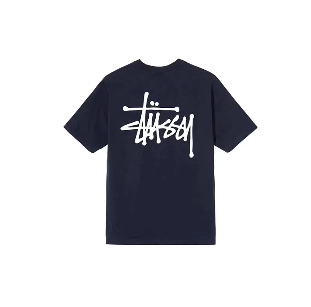 Stüssy T-Shirts Short-Sleeve Graphic T-Shirt — 36 dark blue