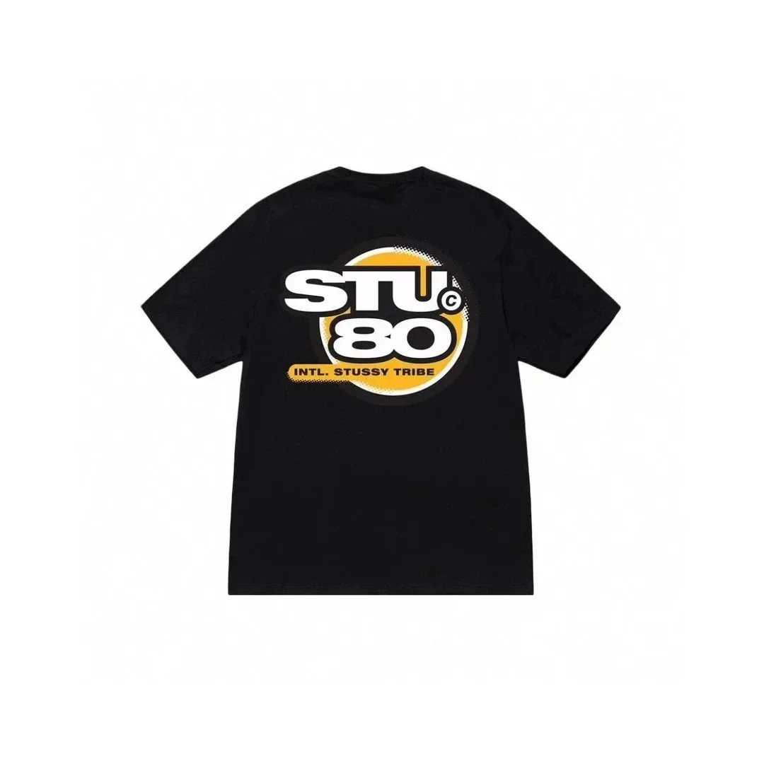 Stüssy T-Shirts Short-Sleeve Graphic T-Shirt — 04 Black
