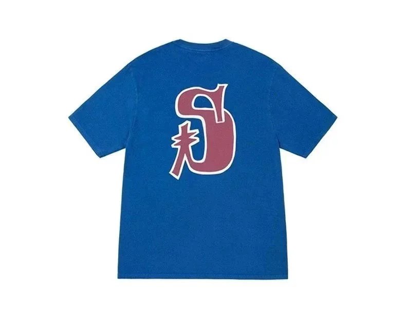 Stüssy T-Shirts Short-Sleeve Graphic T-Shirt — 10 blue