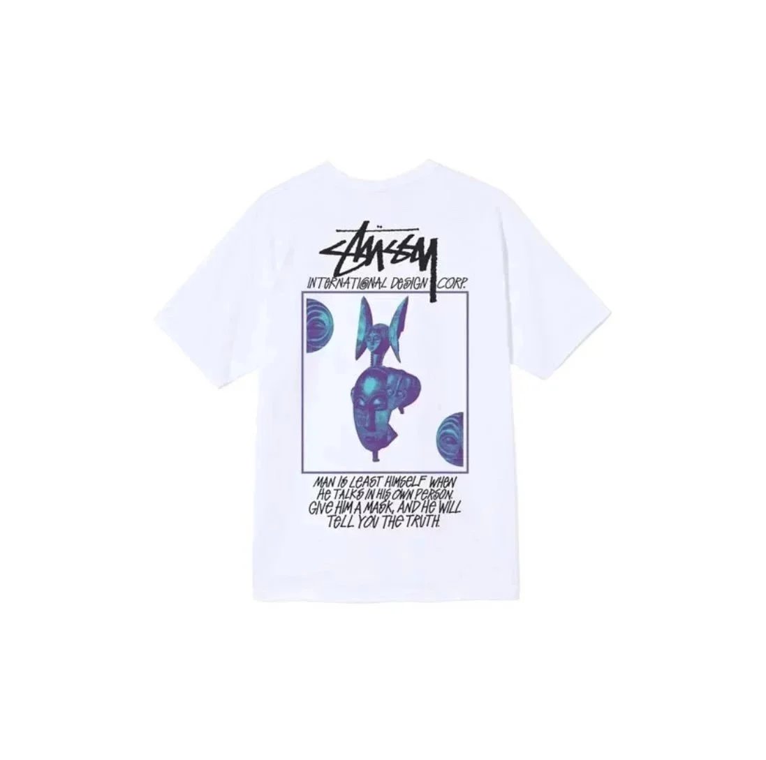 Stüssy T-Shirts Short-Sleeve Graphic T-Shirt — 40 white
