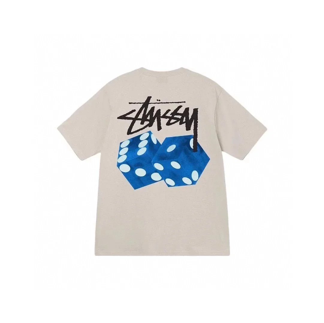 Stüssy T-Shirts Short-Sleeve Graphic T-Shirt — 19 Apricot color