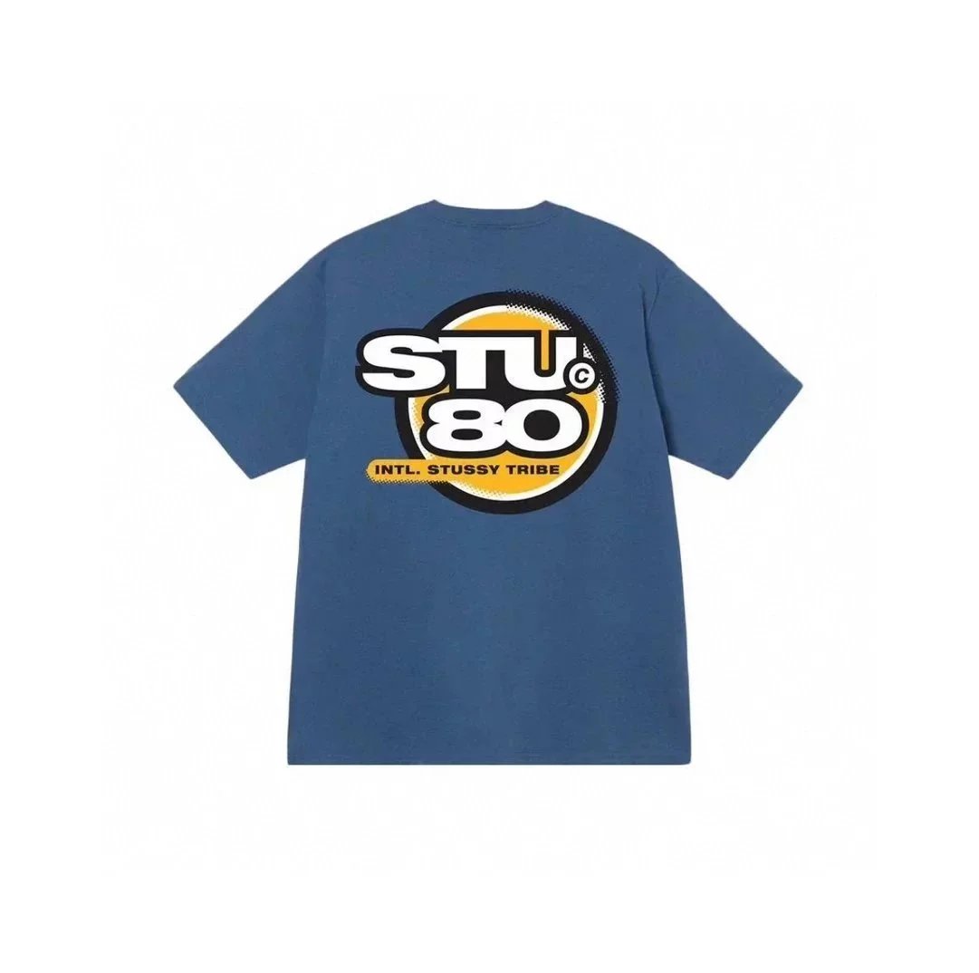 Stüssy T-Shirts Short-Sleeve Graphic T-Shirt — 05 Blue