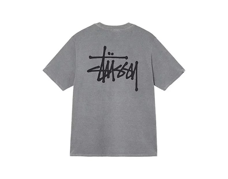 Stüssy T-Shirts Short-Sleeve Graphic T-Shirt — 34 gray