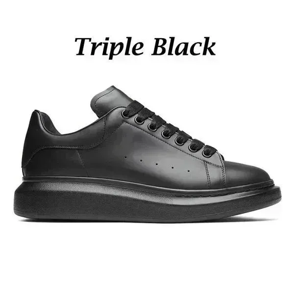 Alexander McQueen Oversized Sneaker Triple Black Sneakers - 1