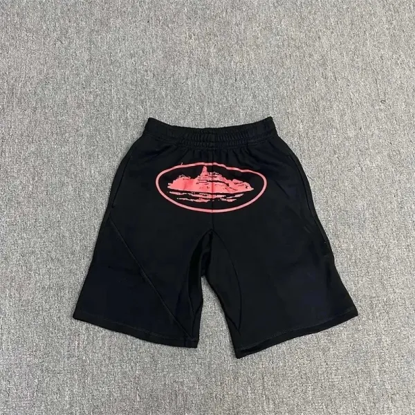 Off-White x Virgil Abloh 'Island' Graphic Shorts Black - 1